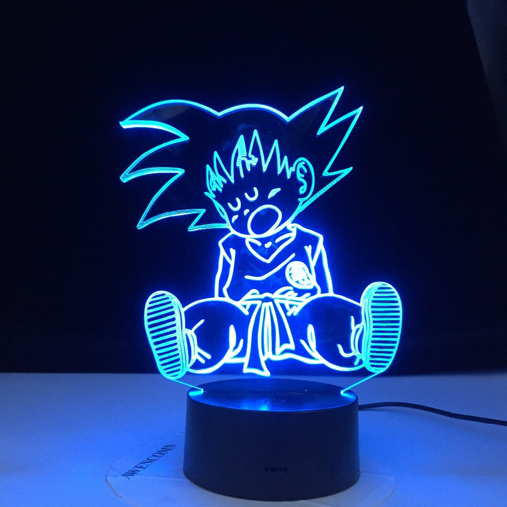 Lampe 3D Dragon Ball Z Goku Bébé