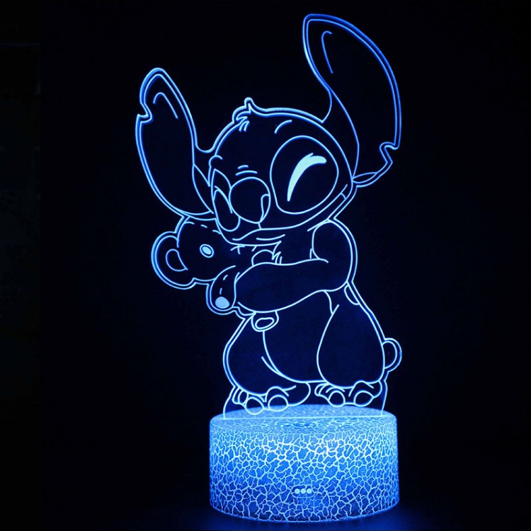 Lampe 3D Stitch & Son Doudou – Le monde des lampes